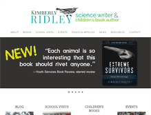 Tablet Screenshot of kimberlyridley.org